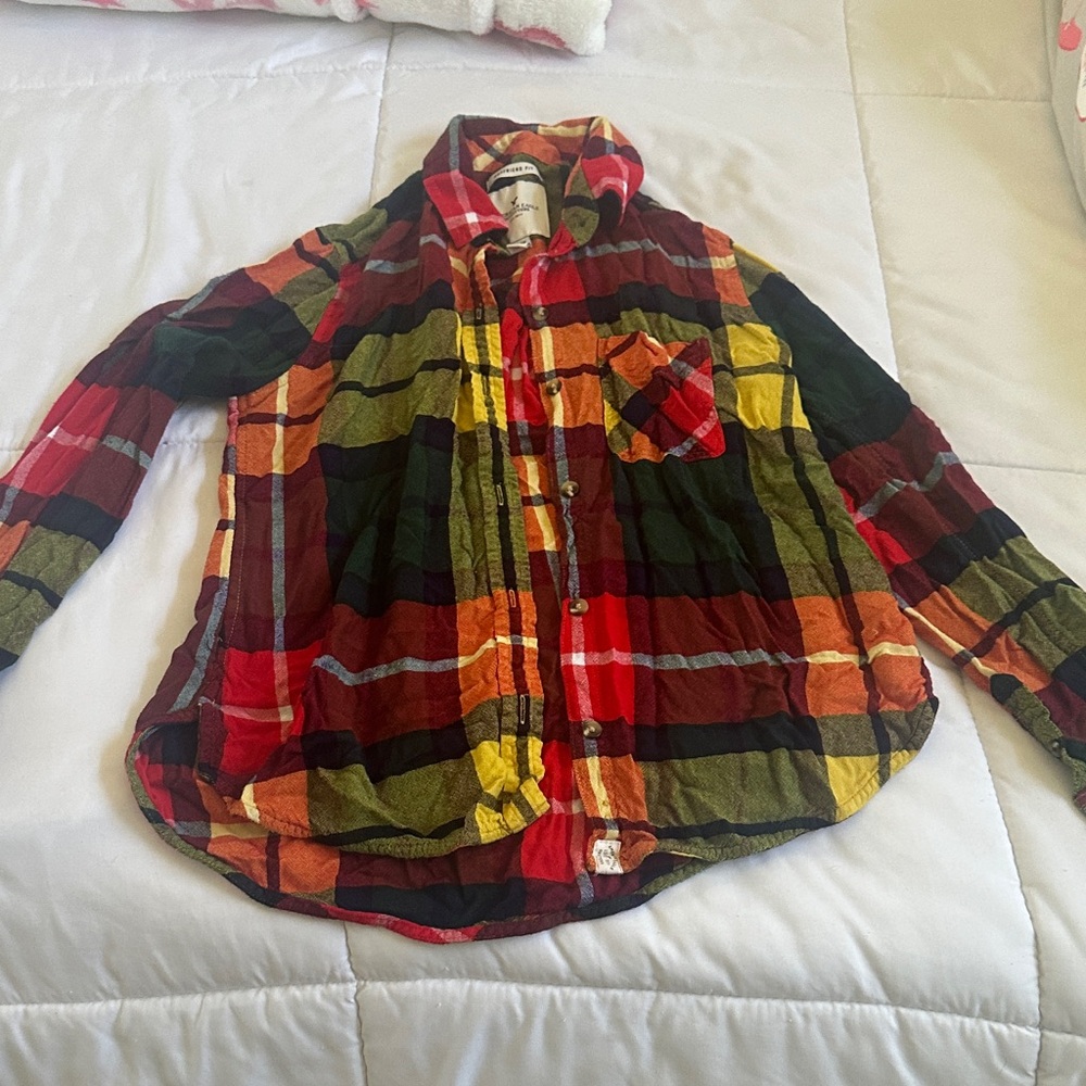 American Eagle Outfitters Multicolor Plaid Shirt